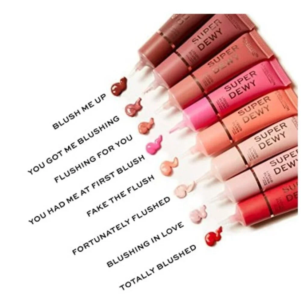Revolution Beauty Super Dewy Liquid Blush - Fake The Flush
